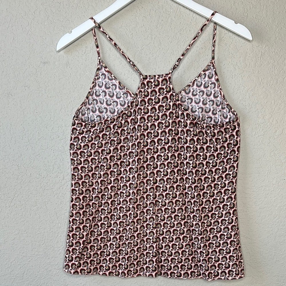 CAbi Pink and Brown Printed Camisole - Picture 4 of 13